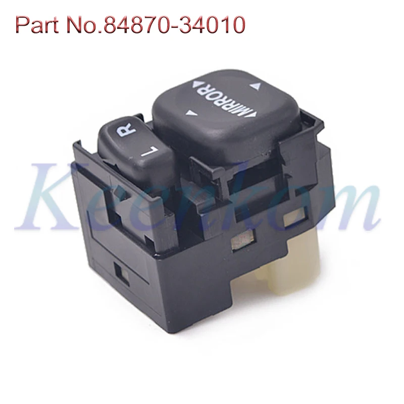 Auto Electrical Rear View Mirror Control Switch Folding For Toyota Corolla Yaris 4Runner Prius C Scion 84870-34010 8487034010