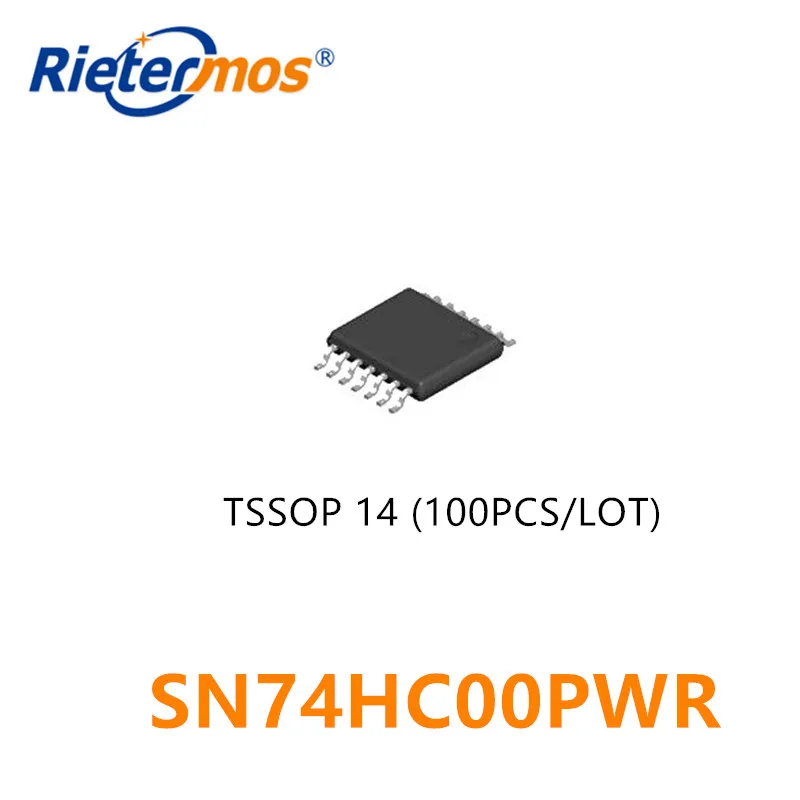 100pcs SN74HC00PWR SN74HC00  TSSOP14