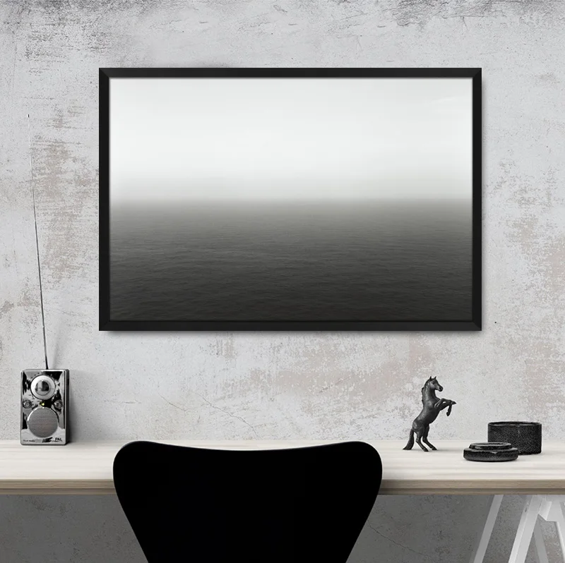 Hiroshi Sugimoto Yellow Sea Cheju 1992 Poster Art Print Painting Canvas Wall  Picture  12 24 36 47 Inches