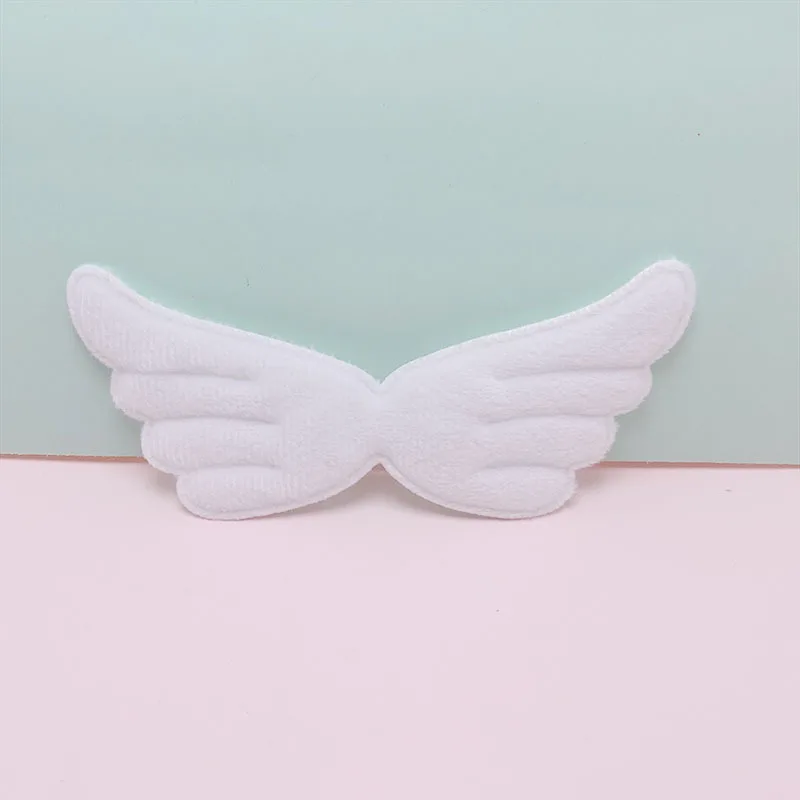 30 Stück/Set, 13,5 x 6 cm, Filz-Engelsflügel-Applikation zum Aufnähen, für handgefertigte Kleidung, Hüte, als Nähzubehör, für DIY-Haarspangen und als Aufnäher. – Detail 2