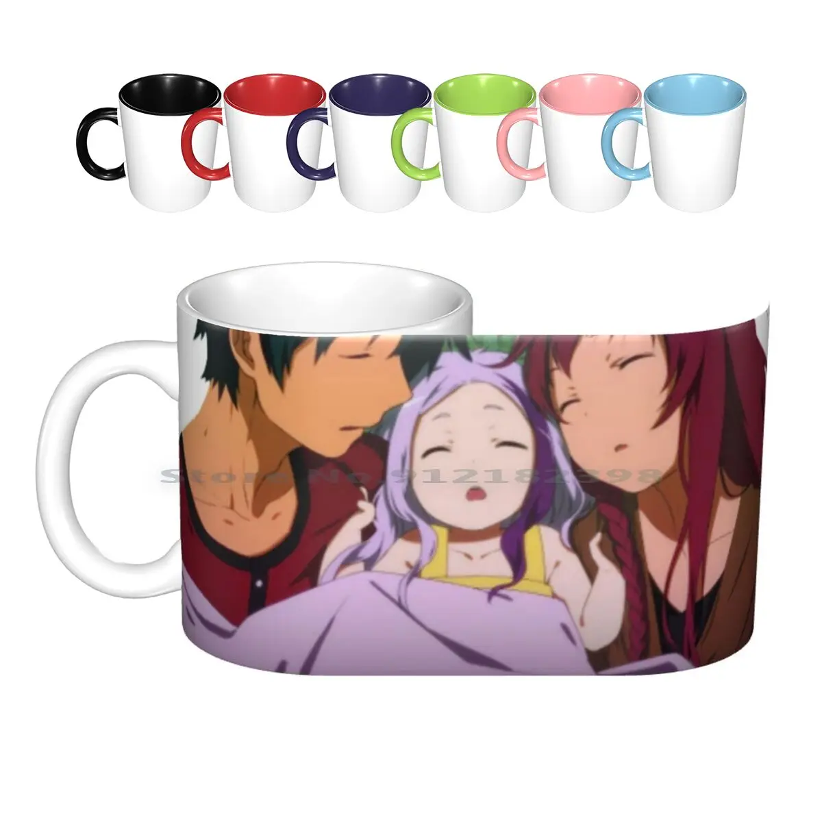 Hataraku Maou Sama ! Season 2 Kid Ceramic Mugs Coffee Cups Milk Tea Mug Hataraku Maou Sama The Devil Is A Part Timer Anime