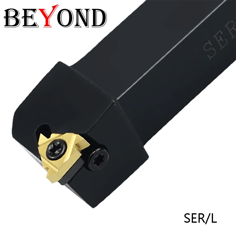 BEYOND SER SER1010H11 SER1212H11 Lathe cutter Internal Threading Turning Tool Holder 10mm SEL Boring Bar Carbide Inserts 11ER