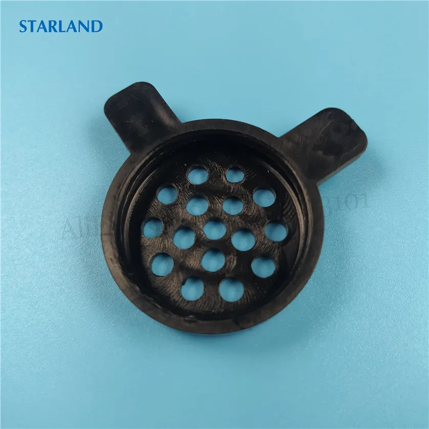 3 Modeling Caps Spaghetti Noodles Lids Black Color Spare Part For Soft Ice Cream Machine Replacements Inner Diameter 28m