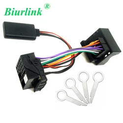Biurlink Bluetooth AUX IN Harness Adapter for Audi TT (2007-2010), TTS Coupe, Roadster Chorus II+ EU 40Pin Quadlock Connector
