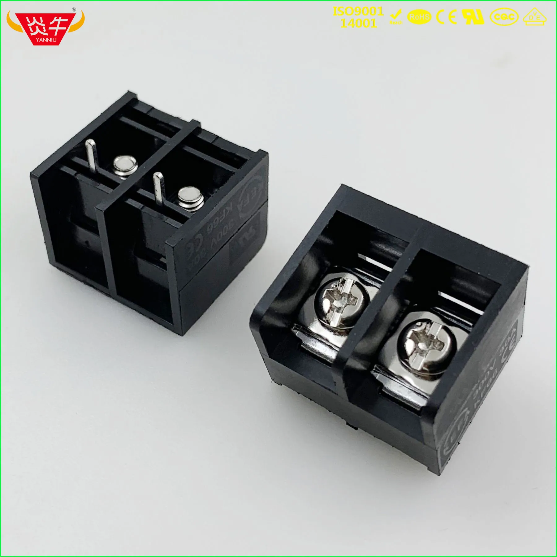 

50Pcs HB66 11.11 2P ~ 12P PCB CONNECTOR BARRIER TERMINAL BLOCK 11.11mm 30A 300V PHOENIX CONTACT DEGSON