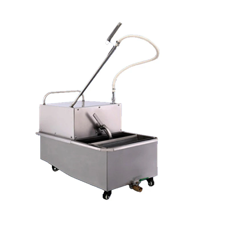 Электрический пищевой масляный прецизионный фильтр 220 В/550 Вт, большая емкость, специальный удобный масляный фильтр KFC, автомобильный кухонный масляный фильтр 48 л