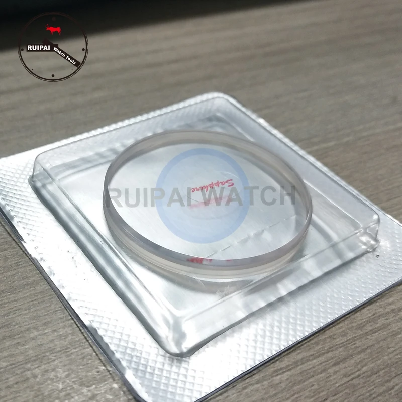 High End Sapphire Watch Glass Crystal 32.7mm Sapphire Watch Glass Part for Rlx DateJust Wristwatch With Gasket