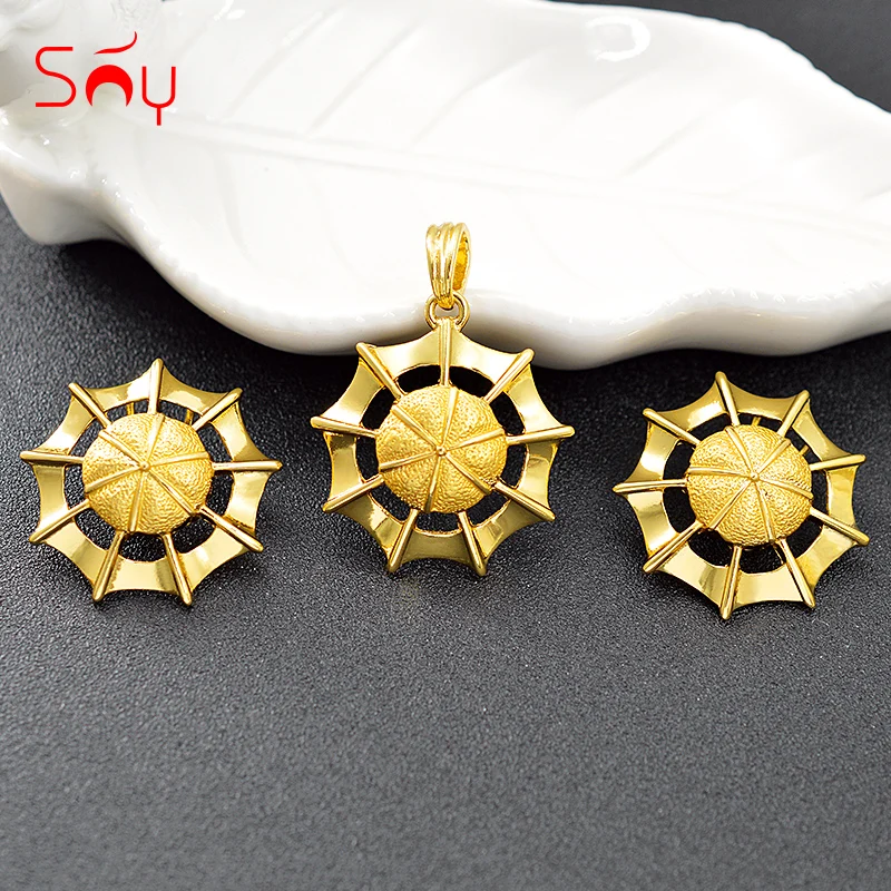 Sunny Jewelry Trendy Jewelry Sets For Women Earrings Necklace Pendant Geometric Jewelry For Anniversary Gifts Jewelry Findings