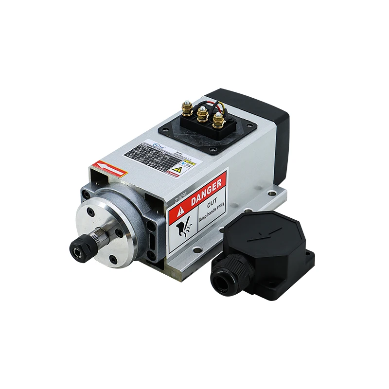 Mandrino di raffreddamento ad aria ad alta velocità 2200 rpm 220 hz del motore 380 w 2.2kw 24000 v 400 v del fuso della fresatrice di CNC con la