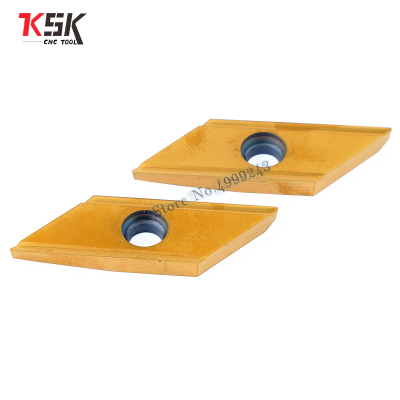 2 Buah XCET310404ER untuk Pemotong Talang ECC31005R untuk Pengerjaan Baja