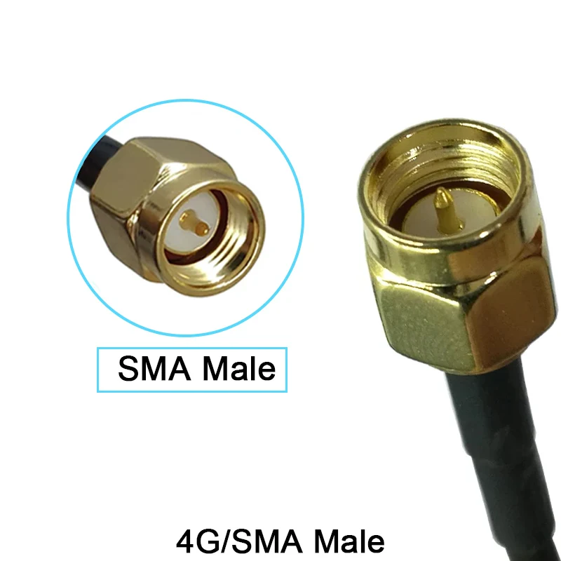 Imagem -04 - Antena Grandwisdom Peças 3g 4g Lte 15dbi Sma Conector Macho Aéreo 698-960 17002700mhz Base Magnética Iot 3m Antena com Ventosa Transparente