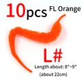 10 piezas de color naranja fl