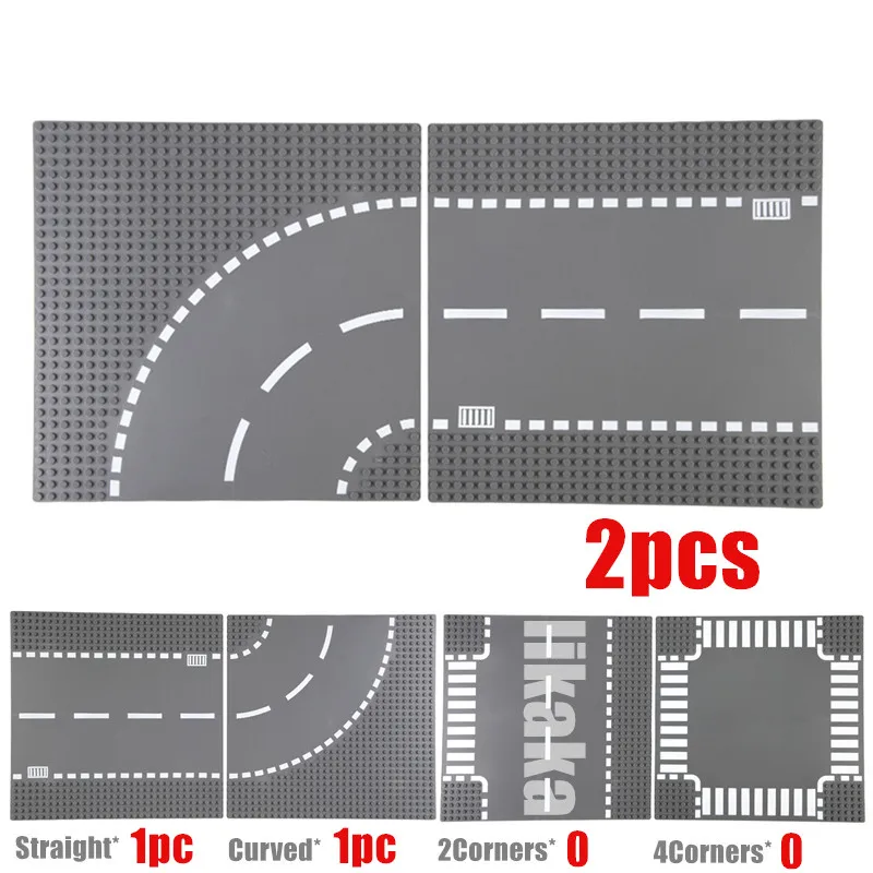 32*32 Dots Road Grondplaten Klassieke Bouwstenen Bouw Speelgoed Stad Straat Bricks Compatibel 32X32 Rivier Placas de Base