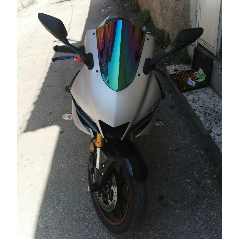 

Windscreen For 2019 2020 2021 2022 2023 Yamaha YZF-R25 YZF R25 YZF-R3 R3 Wind Screen Deflectors Windshield Iridium Transparent