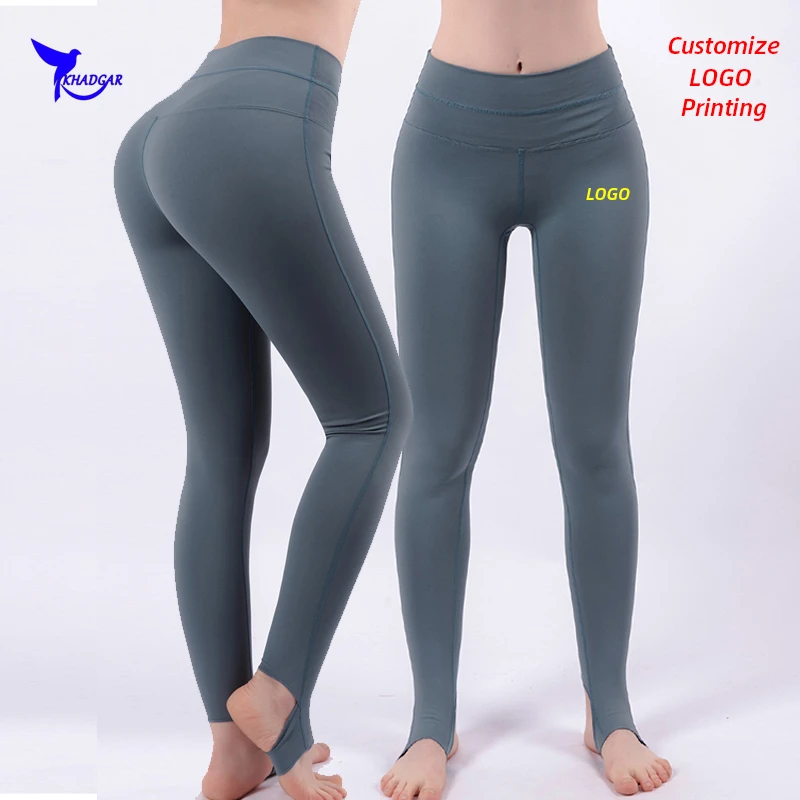 

Custom LOGO High Waist Compression Yoga Tights Women Push Up Sports Pants Quick Dry Stretchy Gym Fitness Running Leggings