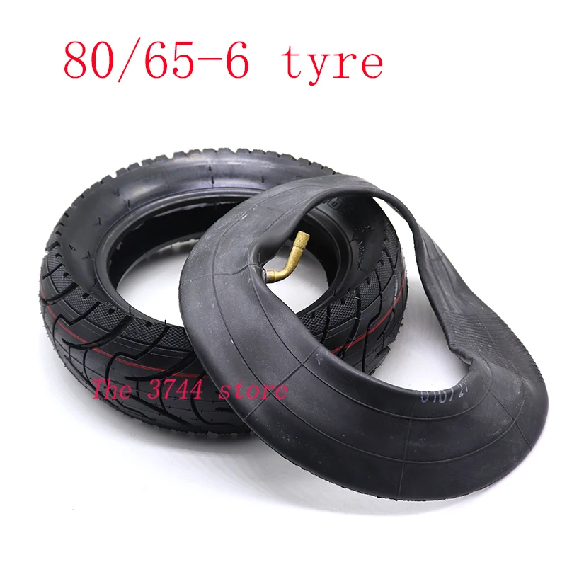 

80/65-6 10 Inch Tyre Inner Outer For Electric Scooter Zero X KUGOO M4 Speedual Grace * 3.0