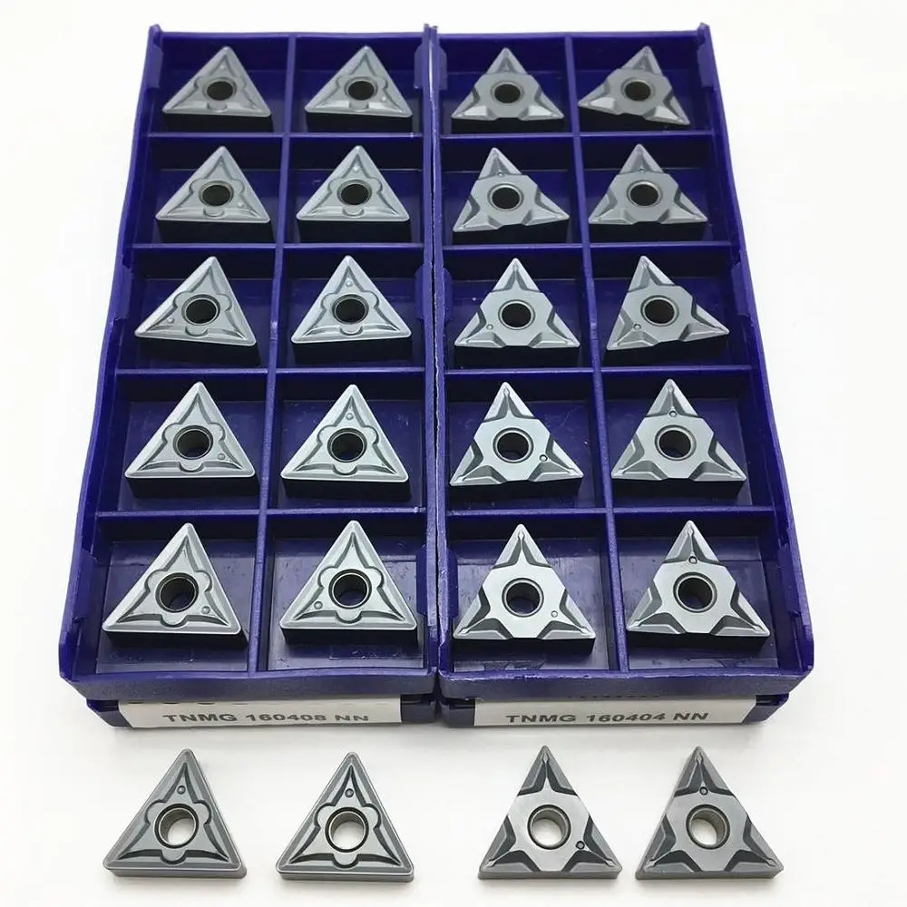 Karbida TNMG160408 NN LT10 TNMG160404 NN LT10 Silinder Mengubah Alat Carbide Pisau TNMG 160408 CNC Bubut Alat Pemotong Penggilingan