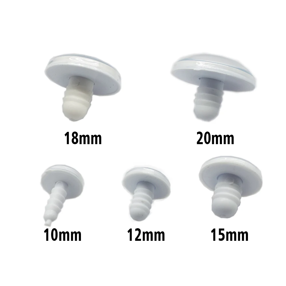 O olho das bonecas dos olhos do jiggly da segurança para brinquedos olhos do googly usado para o ofício 10mm/12mm/15mm/18mm/20mm da boneca dos acessórios vem com arruelas