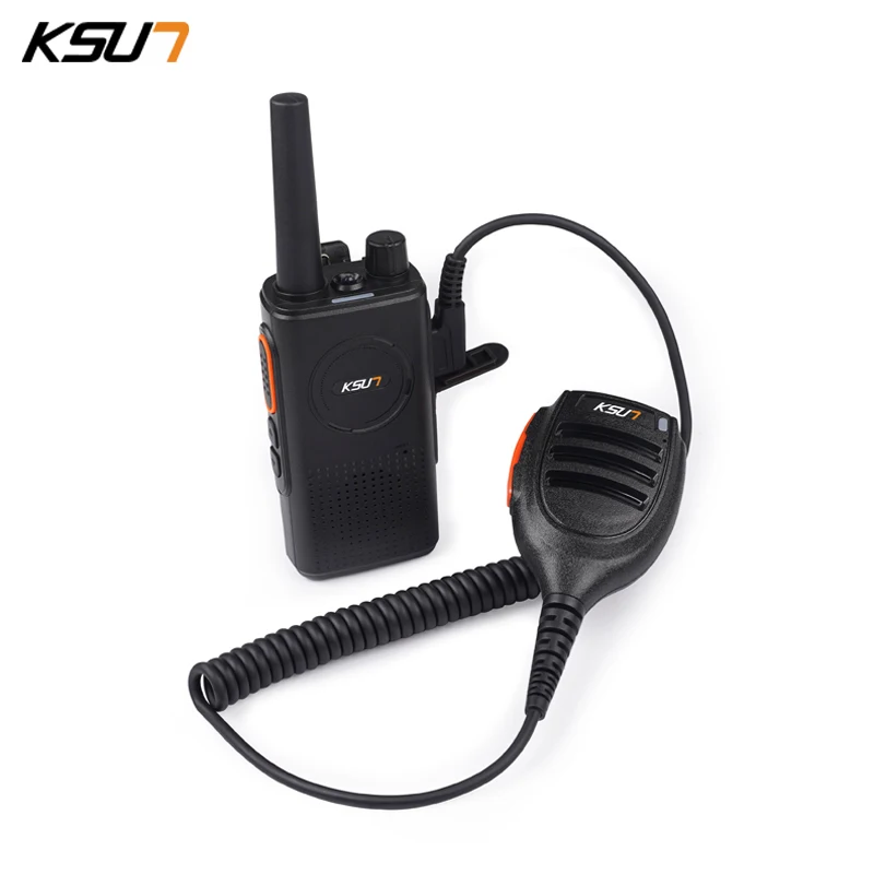 General Walkie Talkie Hand Microphone KM-19 Radio Speaker Mic PTT For Walkie Talkie KSUN Baofeng TYT Ham Radio