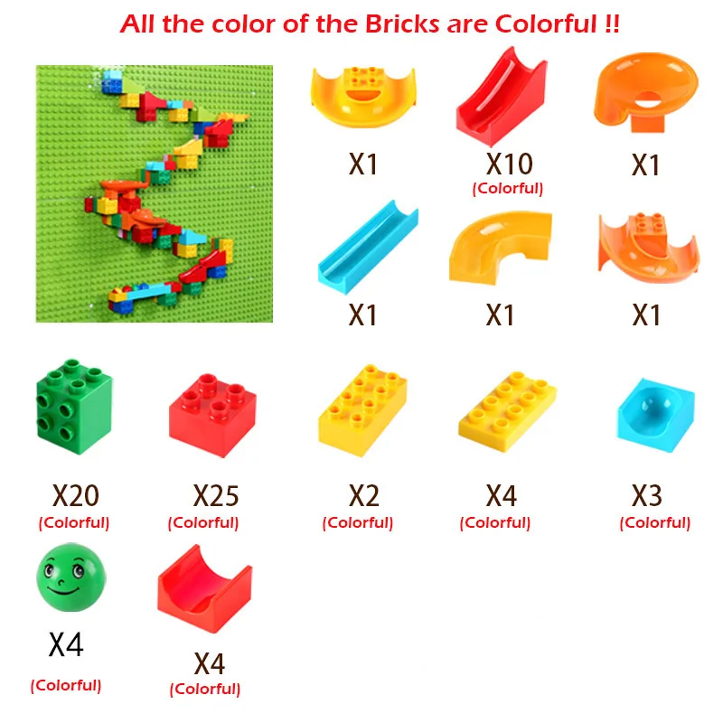 Bloques de construcción creativos para niños – Set DIY multicolor - imagen 2