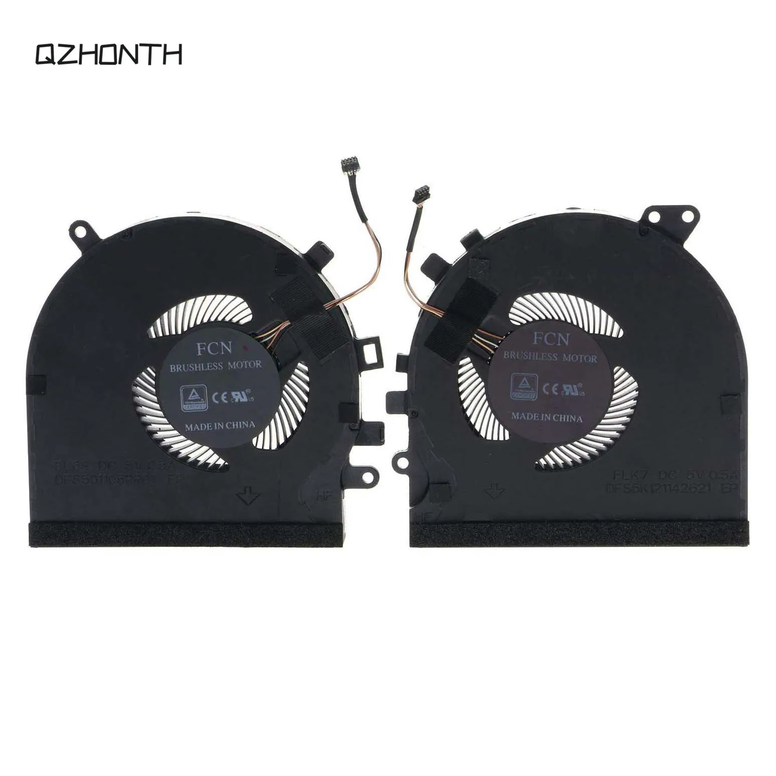 

New CPU & GPU Cooling Fan For Razer Blade 15 RZ09-0270 RZ09-0300 RZ09-0328 DFS5K121142621