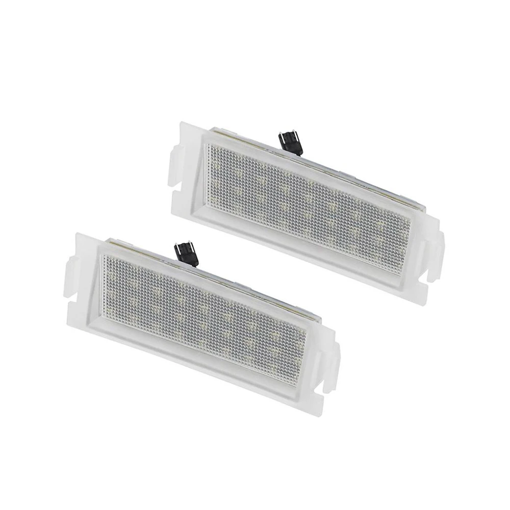 2Pcs White LED License Plate Light Number Plate Lamp For Kia Forte Koup 2-Door 2009 2010 2012 2013 2014 2015 2016 2017