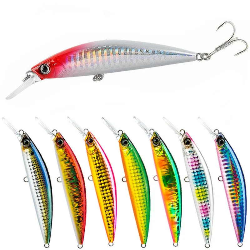 Minnow Fishing Lures 70mm 16g 3D Eyes Wobblers Crankbaits Jerkbaits Artificial Hard Baits Fishing Bass carp fishing accessories