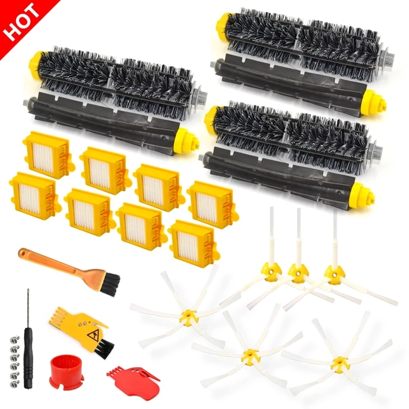 Kit de repuesto para iRobot Roomba Serie 700, 760, 770, 772, 774, 775, 776, 780, 782, 785, 786, 790, accesorios