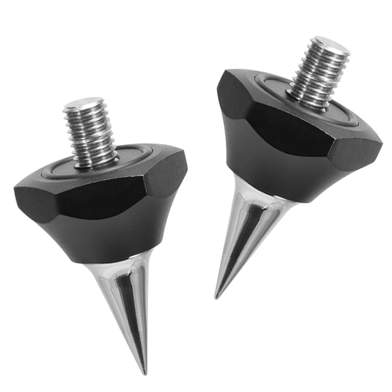 

HIFI Audio Speaker Isolation Spikes 304 Stainless Steel Speakers Repair Parts Foot Nails /Pads Anti-shock Shock Absorber PLUS