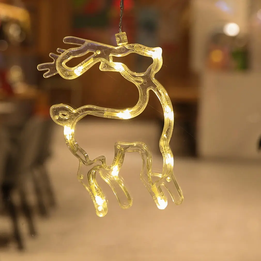 LED 디어 벨 커튼 라이트 EU 미국 크리스마스 화환 스트링 패어리 라이트, 야외 홈 웨딩 파티 새해 장식용