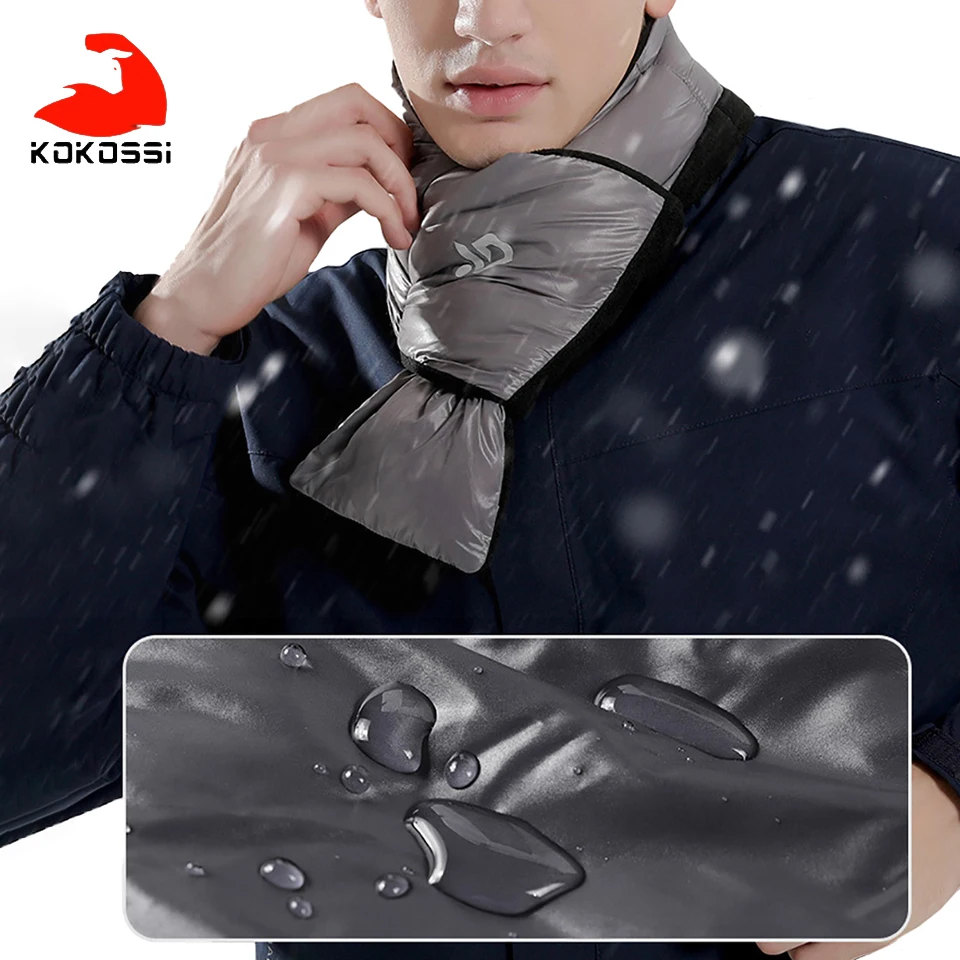 KoKossi Winter Plus Velvet Mountaineering Scarf Waterproof Windproof Outdoor Sports Men Women Cycling Neck Warm Soft Scarf