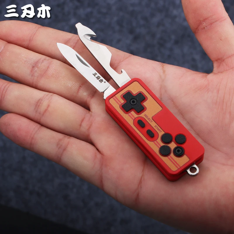 

Sanrenmu 4115 Self-defense EDC Tool Multi-function Portable Neck Pendant Fashionable Men's Jewelry Key Clasp Knife 3D Printing