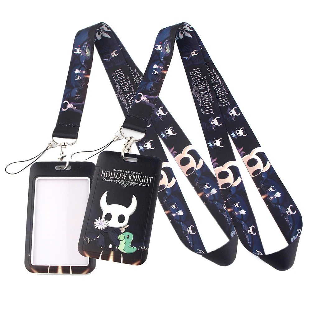 Game Hollow Knight Neck Strap Para Mulheres, Cordão, Cartão De Crédito, Bolsa De Identificação, Estudante, Viagem, Banco, Ônibus, Tampa De Cartão De