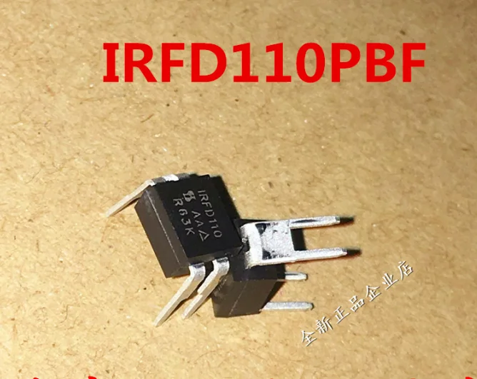 Mxy 10pcs/lot IRFD110 DIP-4 field effect favorable line 100%good