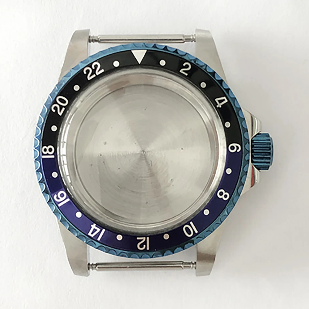 

​For NH35/ NH36 Movement Retro Watch Case 39.5mm Acrylic Mirror Steel Shell Case Spare Parts