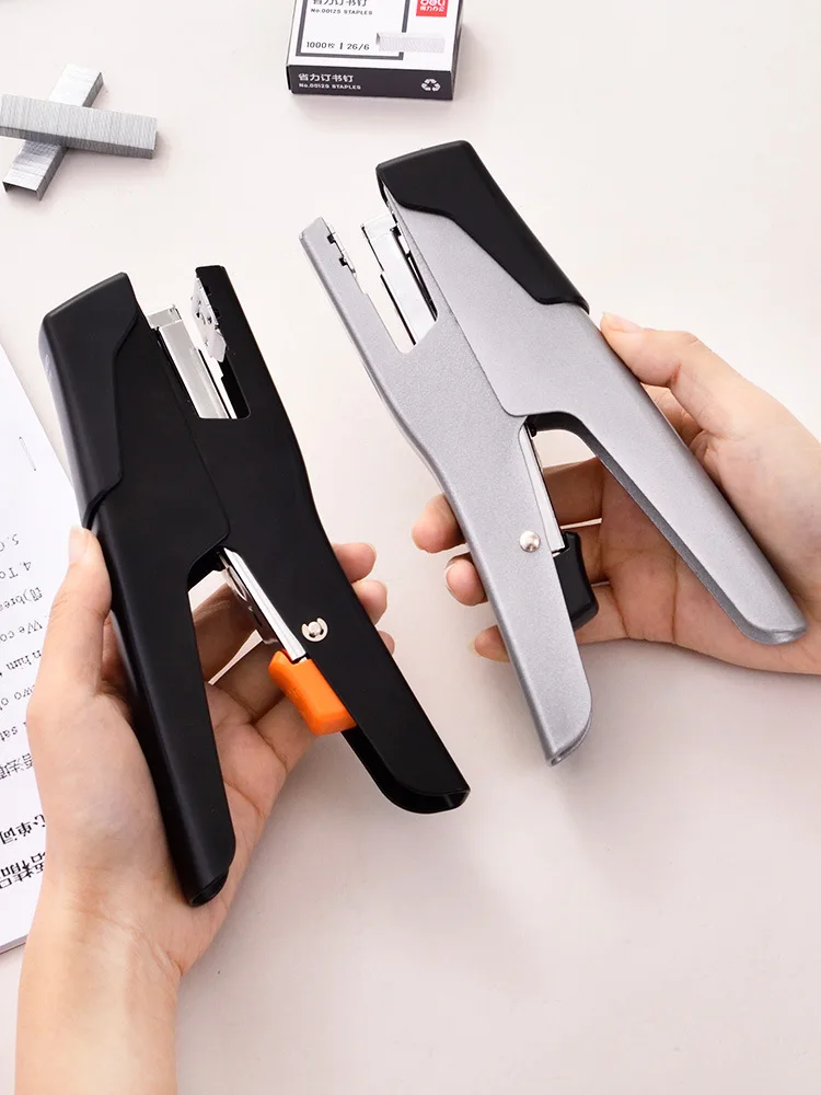 Deli High Quality Hand-Held Manual Stapler Universal 24/6 Staple School Office Supply Student Stationery Business Binding Tool