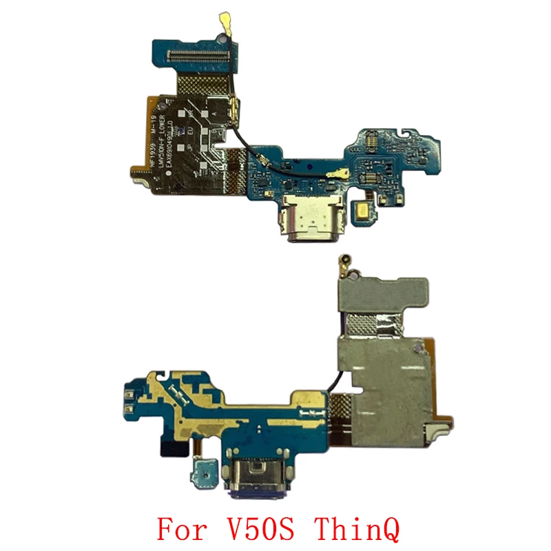 USB Charging Port Connector Board Parts Flex Cable For LG G8X V50S ThinQ Flex Cable Replacement Part