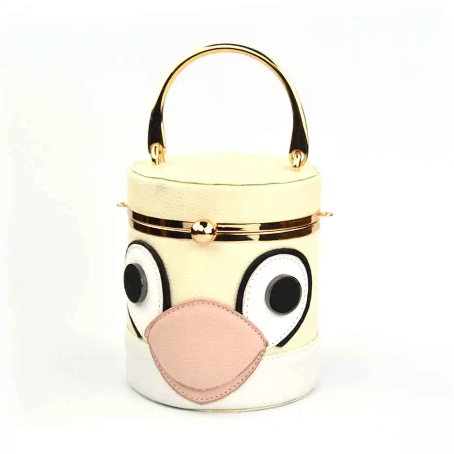 

Lovely Purse Animal penguin Designer Mini Tote Shouder Bags Rose Red Beige Black Women Chain Pu bucket Handbags