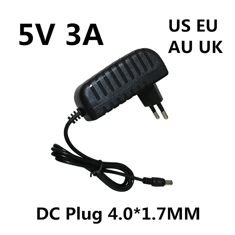 5V 3A Power Supply for Orange Pi PC / Plus DC 4.0 mm EU US Power Charger Adapter for Orange Pi PC Plus 2