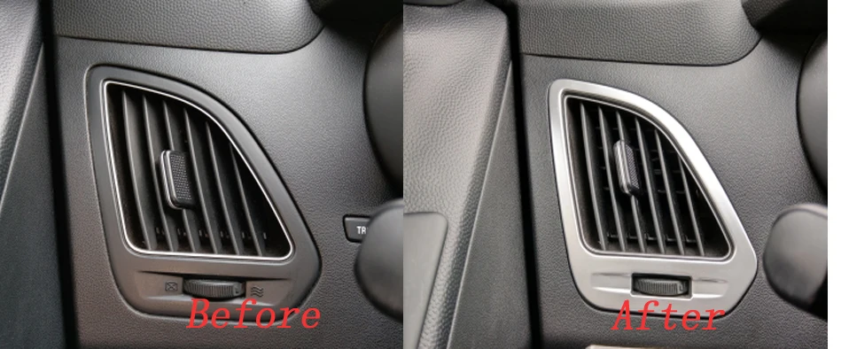 For Hyundai IX35 2010 2011 2012 2013 2014 2015 Interior Accessories Car Styling Air Conditioning Vent Cover Trim AC Outlet Frame