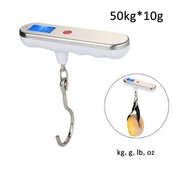 50kg/110lb x 10g Digital Electronic Luggage Scale Pocket Scale Travel Handheld Weighting Scale kg,g,lb,oz Fishing Hanging Scales