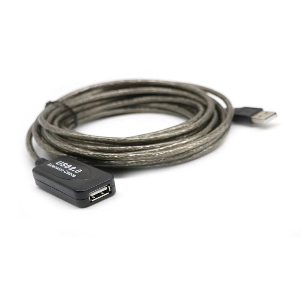 USB 2.0 Signal Amplification Wireless Network A Male To A Female OBD Plastic Diagnostic Tools Network Card Extender Cord