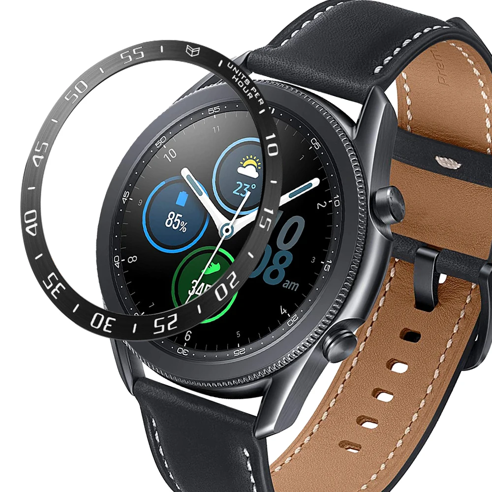 For Samsung Galaxy Watch 3 45mm 41mm Bezel Ring Styling Frame Case Cover Protection Stainless Steel Bezel