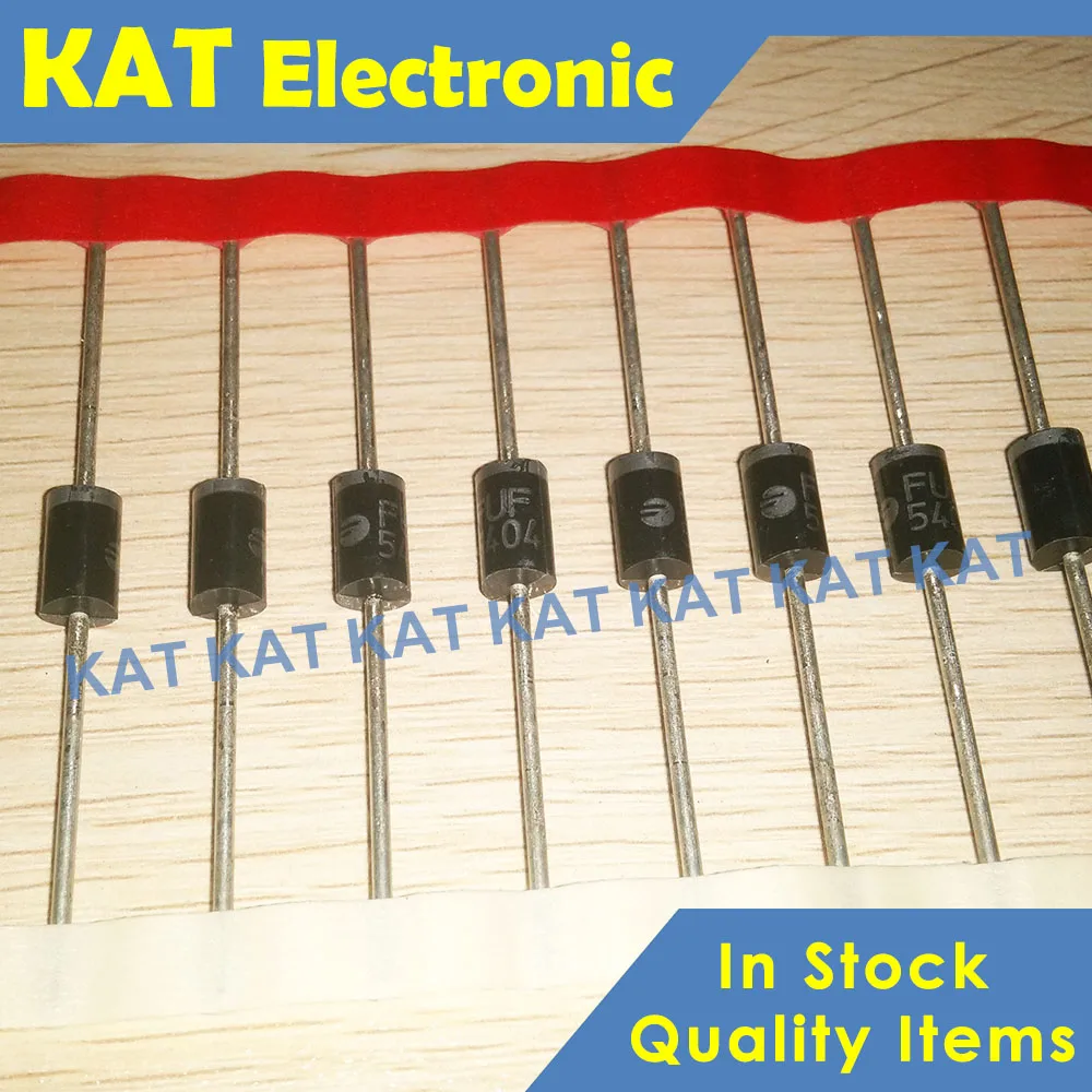 Rectificador de recuperación ultrarrápida FUF5402 FUF5406 FUF5404 FUF5408 3A, 10 unids/lote