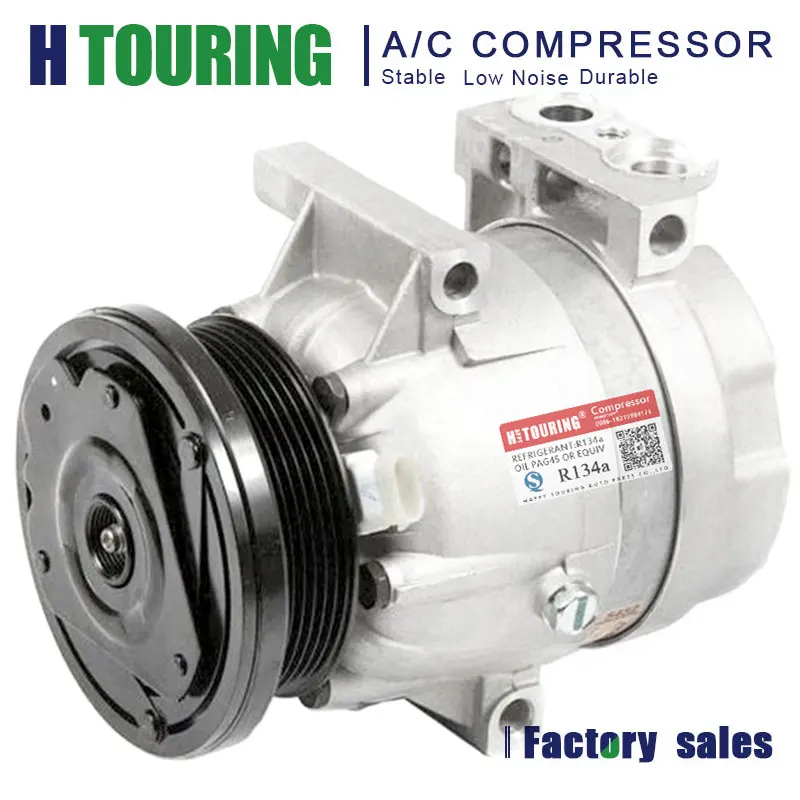 V5 AC Compressor For Buick Chevrolet Pontiac 1521665 1521665A 1521720 1521720A 2010464 2010842 1135440 1420541 CO1309  TEM251298