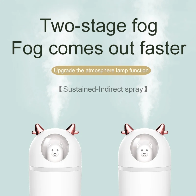 جديد الحيوانات الأليفة المرطب USB غرفة نوم صغيرة zhuomian هادئة الإبداعية رذاذ الروائح آلة الهواء الترطيب ترطيب مسمار
