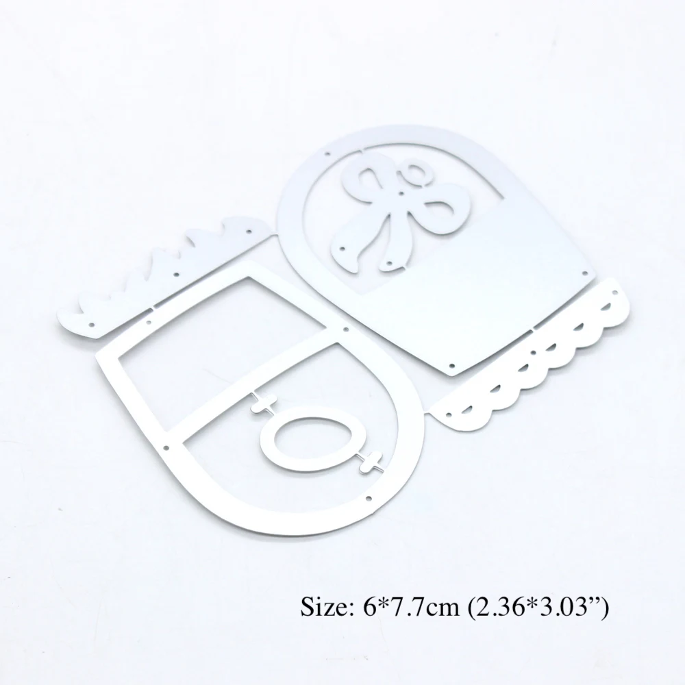 KSCRAFT Easter Basket Shaker Metal Cutting Dies Stencils for DIY Scrapbooking Decorative Embossing DIY Paper Cards