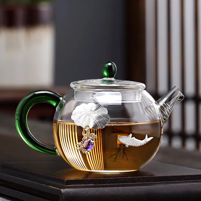 

Glass Teapot Ceramic Charm Kung Fu Chinese Cute Container Tea Infuser Porcelain Teapot Zaparzacze Do Herbaty Teaware BD50TT