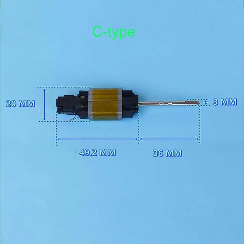 Electric Toothbrush Vibration Motor DC 3.7V NdFeB Strong Magnetic Vibrating Micro Motor with Double Ball Bearing for Toothbrush