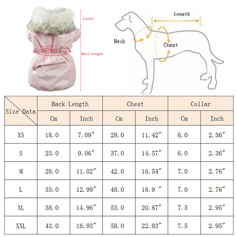 Newest Winter Pet Dog Coat Jacket Simulation fur Collar Pet Costume for Small Dogs Maltese Overalls Puppy Cat Clothing Pants